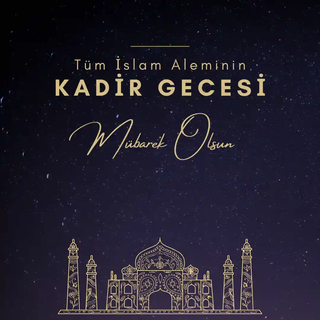 Kadir Geceniz Mübarek Olsun