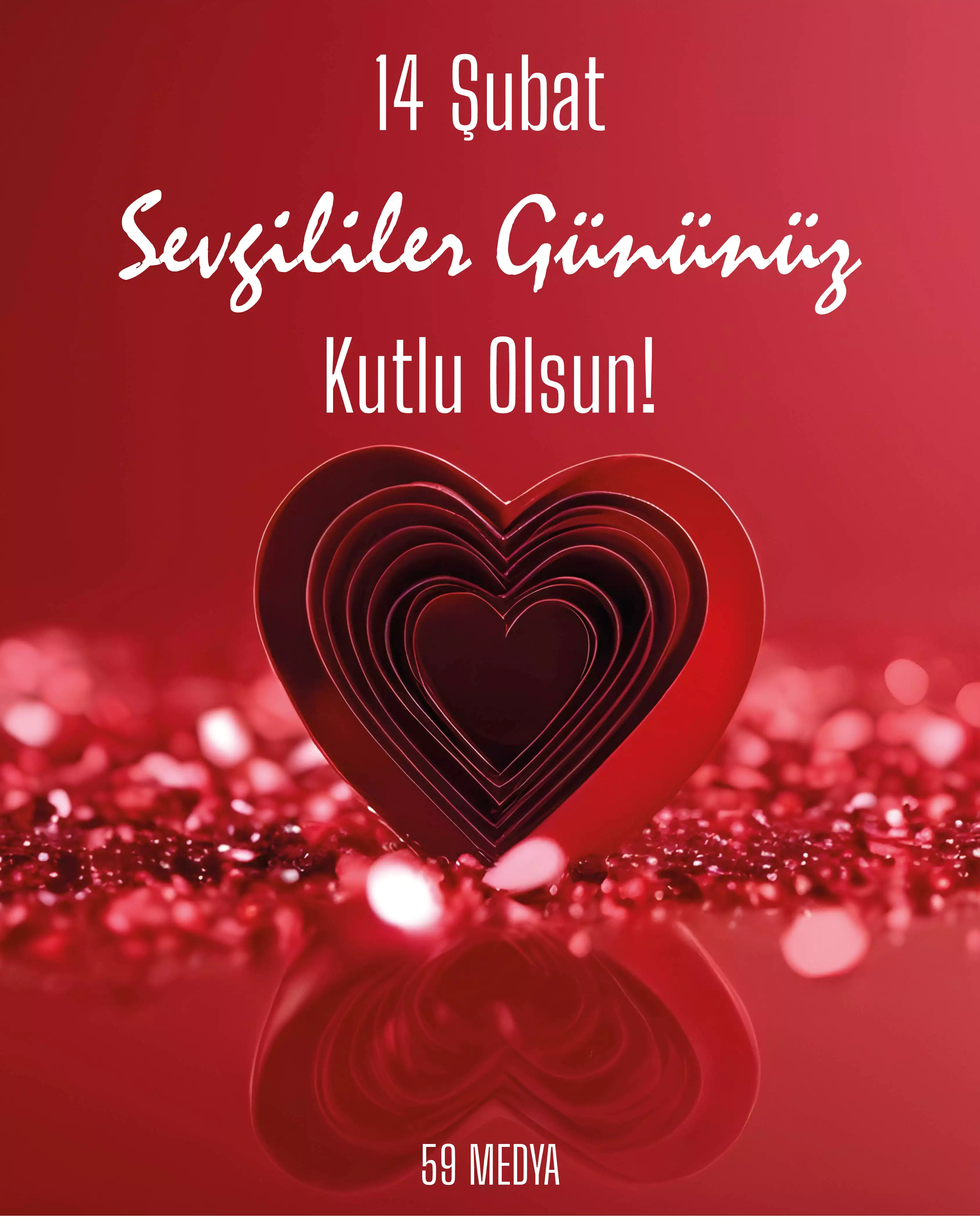 Sevgililer Günü 14 Şubat Tasarımı