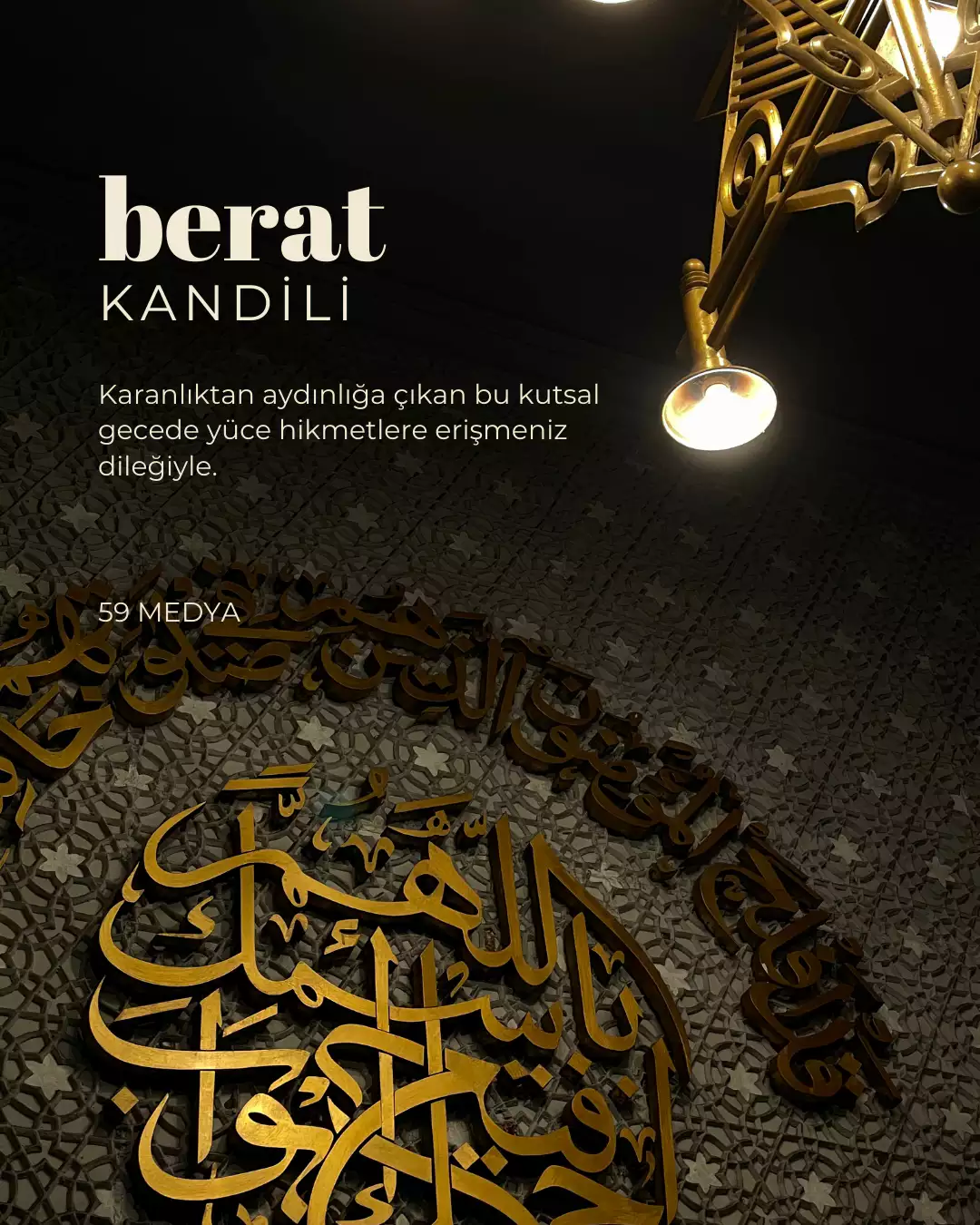 Berat Kandili Vektörel Tasarım