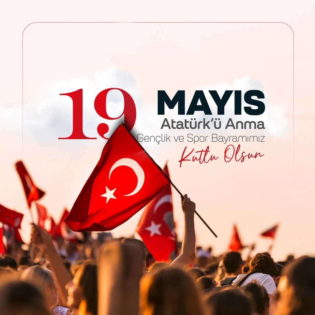 19 Mayıs Atatürk’ü Anma, Gençlik ve Spor Bayramı - Yüksek Çözünürlüklü Realistik Tasarım